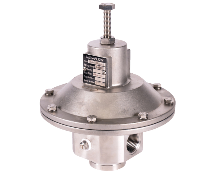 ST. STEEL PRESSURE RED.LP DRV 1/2''-3/4'' 5-60mbar NBR PTFE MEMBRANE